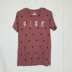 Victoria's Secret pink star t-shirt